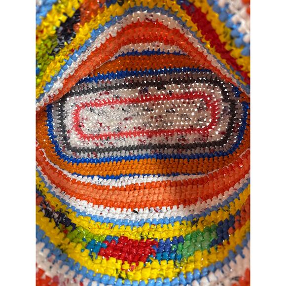 Upcycled Plarn Crocheted Tote Bag - Picture 5 of 7